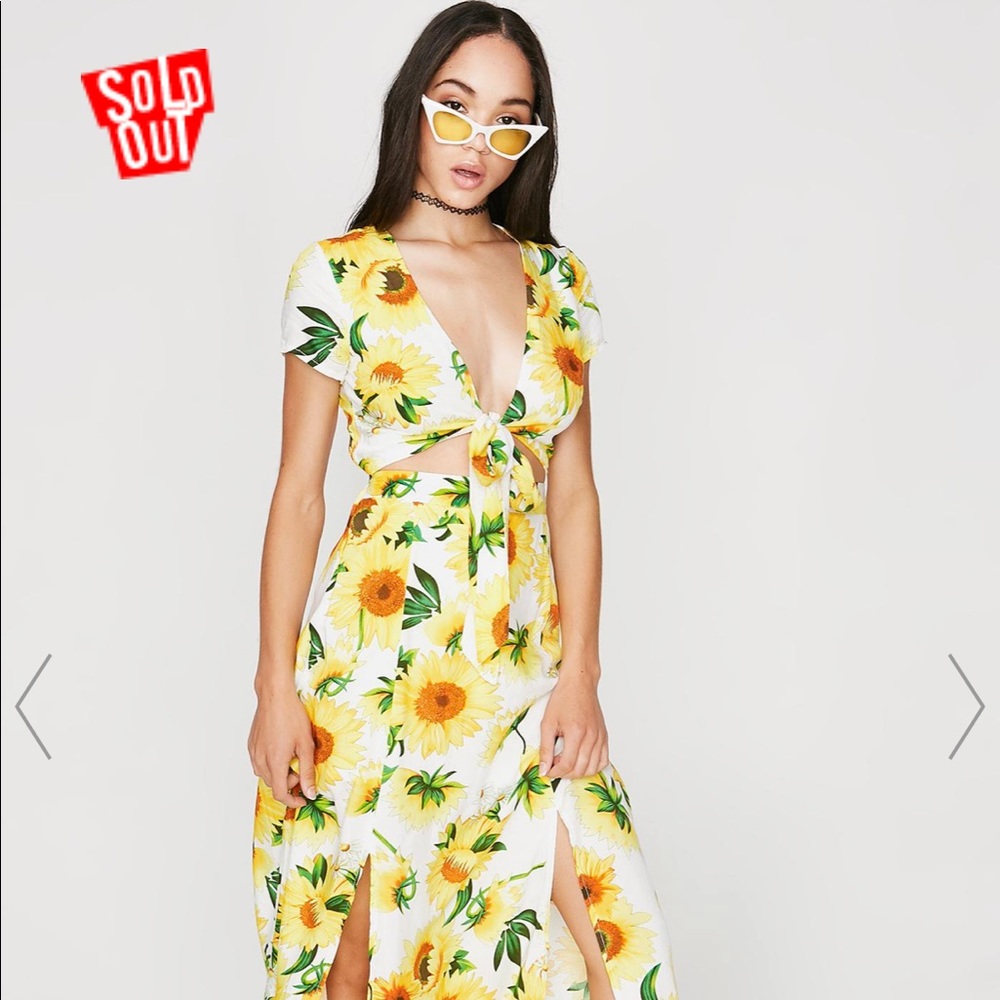 Sunflower Maxi Dress